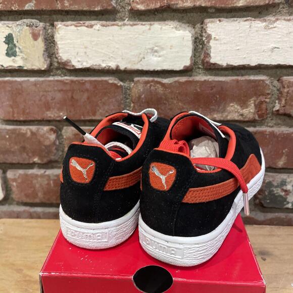 Puma Suede Classic X Irides Womens Shoes Size 6 Color: Black/Orange size 6 NIB - Picture 6 of 8